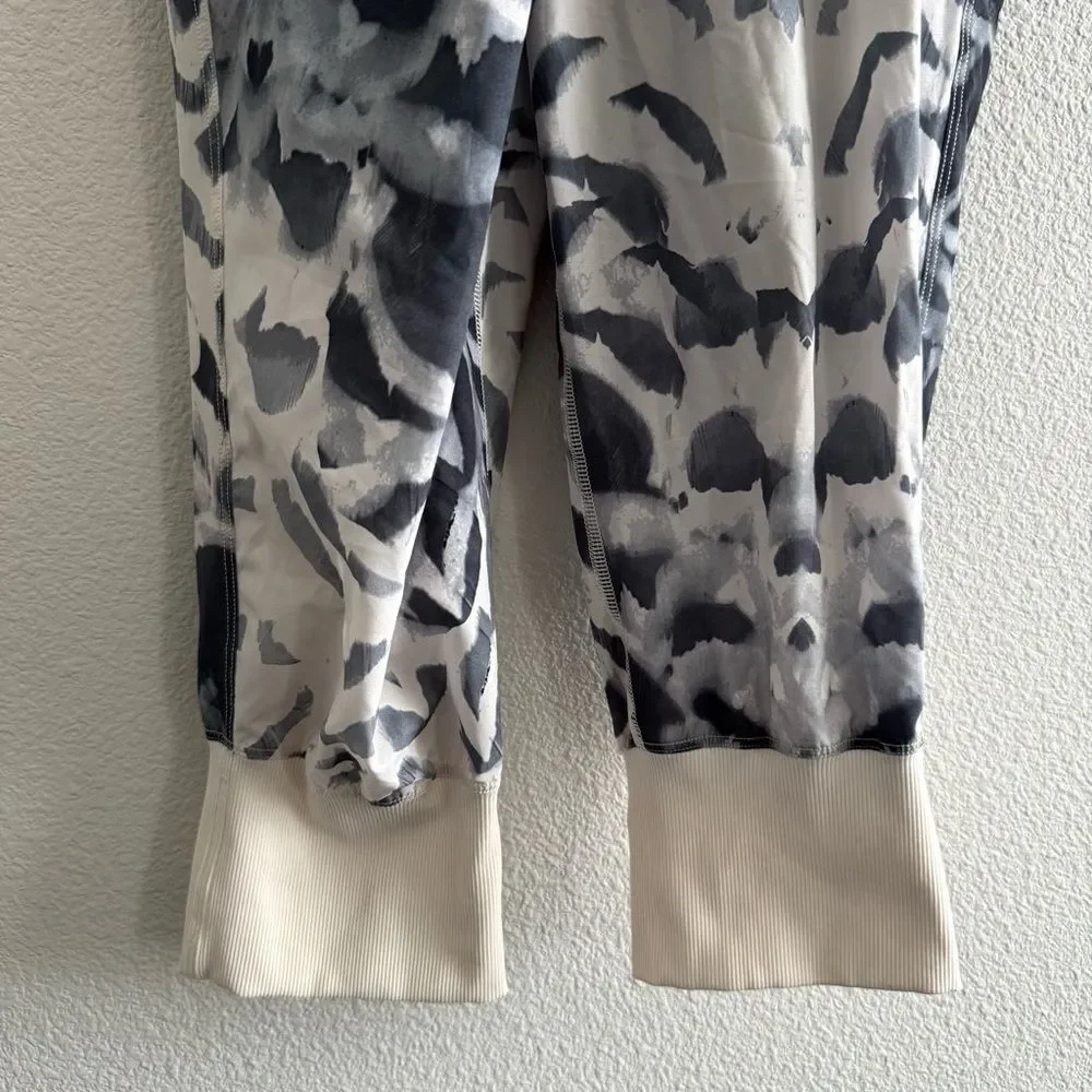Lululemon Dance To Yoga Pant Pretty Plume Angel Wing Black Boyfriend Fit